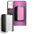 Philips Hue  8721103118578 LED venkovní sloupek Turaco  | 8W integrovaný LED zdroj | 1100lm | 2000-6500K | rgb - barevné | stmívač | antracit