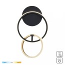 Zuma Line 20002W-GD LED nástěnné svítidlo RANDO | 18W integrovaný LED zdroj | 3000/4000/6000K