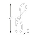 Zuma Line 20006W-GD LED nástěnné svítidlo BALBO | 14W integrovaný LED zdroj | 3000/4000/6000K