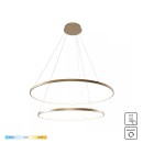 Zuma Line 2023200-GD LED závěsné stropní svítidlo BRENO | 60W integrovaný LED zdroj | 3000/4000/6000K