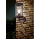 Trio 202360124 zahradní nástěnná lampa Tanaro 1x40W | E27 | IP44 - rezavě hnědá patina