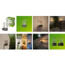 Philips 8721103104892 LED venkovní nástěnné svítidlo Nayl  | 4W integrovaný LED zdroj | 840lm | 2700K | antracit