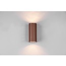 Trio 204260224 venkovní nástěnné svítidlo Roya 2x35W | GU10 | IP44 - rez, svítí nahoru i dolu