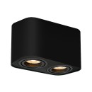 Rabalux 2053 přisazené stropní bodové svítidlo Kobald 2x42W | GU10 - černá