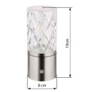 Globo GLB21010N LED stolní lampička LUNKI  | 2,5W integrovaný LED zdroj | 185lm | 2700/4000/6500K