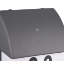 Trio 212160242 venkovní nástěnné svítidlo Mersey 2x40W | E14 | IP44 - soumrakový senzor, antracit, číslo domu