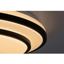 Rabalux 2130 LED stropní svítidlo Lupita 1x40W | 2700lm | 3000-6500K - stmívatelné, časovač, paměťová funkce, noční osvětlení, dálkové ovládání, černá, bílá