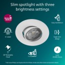 Philips 8721103037954 LED zápustné svítidlo Cilantro  | 5W integrovaný LED zdroj | 550lm | 4000K | bílá