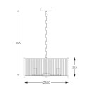 Zuma Line 2200131P-L závěsné stropní svítidlo MARMO | 40W E27