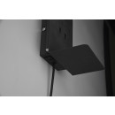 Trio 222570232 LED nástěnné svítidlo Element 1x3W+2x1,5W | SMD | 240lm+240lm | 3000K - USB, nabíjecí stanice, černá