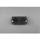 Trio 222960242 LED venkovní nástěnné svítidlo s pohybovým čidlem Tunga 2x3,5W | 840lm | 3000K | IP54 - černá