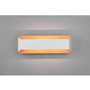 Trio 224819131 LED nástěnné svítidlo Arino 1x13,5W | 1500lm | 3000K - 3 fázové stmívání, dřevo, bílá