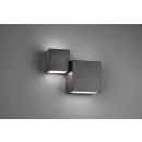 Trio 224910232 LED nástěnné svítidlo Miguel 2x6W | 1000lm | 3000K | IP20 - 3 fázové stmívání, horní/spodní osvětlení, černá