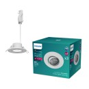 Philips 8721103038012 LED zápustné svítidlo Cilantro set 3ks  | 5W integrovaný LED zdroj | 500lm | 2700K | bílá