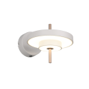 Trio T240270176 LED nástěnné svítidlo KEATON  | 10W integrovaný LED zdroj | 1x1200lm | 2300+3000+4000K | Trio - SwitchDimmer | šedá