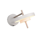 Trio T240270176 LED nástěnné svítidlo KEATON  | 10W integrovaný LED zdroj | 1x1200lm | 2300+3000+4000K | Trio - SwitchDimmer | šedá