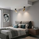 Ideal Lux 244662 stropní a nástěnná bodová lampa Dynamite 1x28W | GU10 - matná mosaz