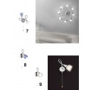 Ideal Lux 006550 dětské přisazené stropní svítidlo Tender 6x40W|E14