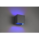 Trio 253310132 LED inteligentní nástěnné svítidlo Figo 1x5,5W | 450lm | 3000-6500K | IP20 | RGBW - stmívatelné, nastavení teploty osvětlení, horní/spodní osvětlení, dálkové ovládání, technologie WiZ, paměťová funkce, černá