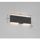 Trio 257610132 LED nástěnné svítidlo CONCHIITA | 2W integrovaný LED zdroj | 200lm | 2700-6500K