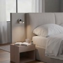 Ideal Lux 260631 LED nástěnné svítidlo Bean round 1x3,5W | 220lm | 3000K - vypínač na těle, nikl