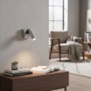 Ideal Lux 260679 LED nástěnné svítidlo Bean square 1x3,5W | 220lm | 3000K - vypínač na těle, nikl