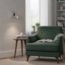 Ideal Lux 260679 LED nástěnné svítidlo Bean square 1x3,5W | 220lm | 3000K - vypínač na těle, nikl