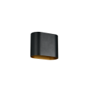 Trio T266100180 venkovní nástěnné svítidlo ALANI  | 5W G9 | černá | zlatá | zlatá