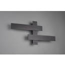 Trio 275510232 LED nástěnné či stropní svítidlo Belfast 2x 10,5W | 2100lm | 3000K | IP20 - 3 fázové stmívání, nepřímé osvětlení, černá