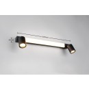 Trio T281470332 LED nástěnné svítidlo nad zrcadlo ENRICO | 7W integrovaný LED zdroj | 620lm | 2300+3000+4000K