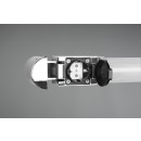 Trio 284077906 LED nástěnné svítidlo Piera 1x16W | 1650lm | 3000K | IP44 - zásuvka, vypínač na těle, chrom