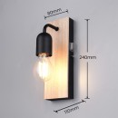 Trio T284470132 nástěnné svítidlo ARTURO E27