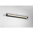 Trio T284779132 LED nástěnné svítidlo nad zrcadlo FABRIZIO  | 16W integrovaný LED zdroj | 1700lm | 2300+3000+4000K