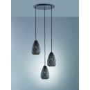 TRIO 301300342 Onyx závěsné svítidlo E27 3x42W