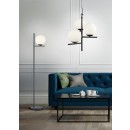 Trio 302000332 závěsné stropní svítidlo Pure 3x28W | E14 - nastavitelná výška, černá