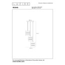 Lucide L214331330 závěsné stropní svítidlo ROSAS  E27