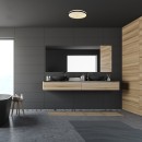 Rabalux 3054 LED stropní svítidlo Slava 1x18W | 1170lm | 3000K | IP44 - černá, bílá