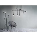 Trio 306200832 závěsné stropní svítidlo Connor 8x10W | E27 | IP20 - černá