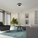 Rabalux 3082 LED stropní svítidlo Ceilo 1x38W | 3200lm | 3000-6500K - stmívatelné, dálkové ovládání, černá