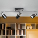 Eglo 30834 LED stropní bodové svítidlo Davida 1 3x5W | 1200lm | 3000K - černá
