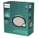 Philips 8721103131256 LED zápustné svítidlo MESON | 6W integrovaný LED zdroj | 340lm | 3000K | černá