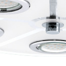 Eglo 30933 LED přisazené stropní svítidlo Cabo 5x3W | GU10 |1200lm | 3000K - chrom