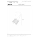 Lucide L219290130 bodové stropní svítidlo TAGALOG  E27