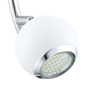 Eglo 31002 LED přisazené bodové svítidlo Bimeda 2x3W | 480lm | GU10 | 3000K - bílá, chrom