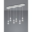 Trio 310400631 závěsné stropní svítidlo Discus 6x28W | E27 | IP20 - matná bílá