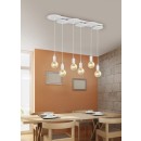 Trio 310400631 závěsné stropní svítidlo Discus 6x28W | E27 | IP20 - matná bílá