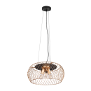 Trio 311100308 závěsné stropní svítidlo Tamil 3x40W | E27 - nastavitelná výška, mosaz