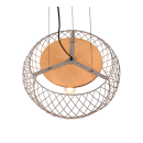 Trio 311100367 závěsné stropní svítidlo Tamil 3x40W | E27 - nastavitelná výška, nikl