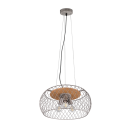 Trio 311100367 závěsné stropní svítidlo Tamil 3x40W | E27 - nastavitelná výška, nikl