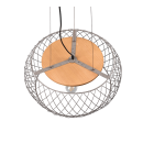 Trio 311100367 závěsné stropní svítidlo Tamil 3x40W | E27 - nastavitelná výška, nikl